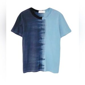 Correll Correll Unisex Short Sleeve Tie Dye Tee in Petrol
Blue, size M/L